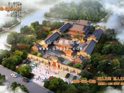 金寨天福寺重建规划效果图